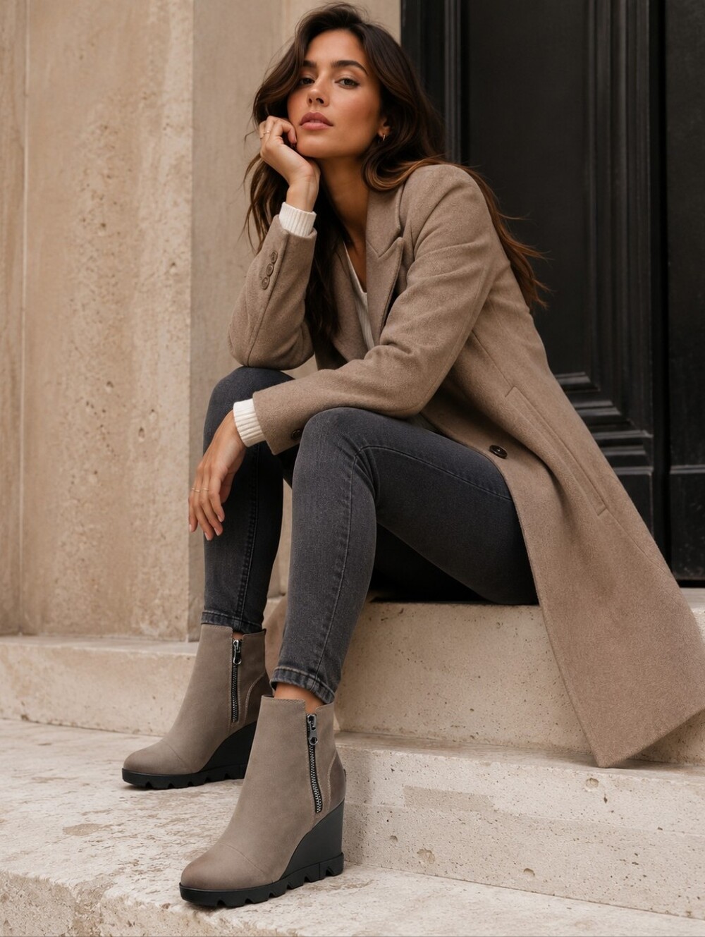 Sorel Joan Uptown Zip Bootie